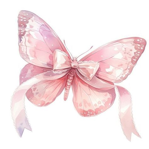 Wings Aesthetics, Coquette Butterfly, Coquette Watercolor, Clipart Aesthetic, Flowers Coquette, Flower Vase Art, Butterflies Wallpaper, Animal Butterfly, Wings Butterfly