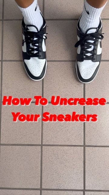 Ways To Style Panda Dunks, How To Uncrease Shoe, How To Style Panda Dunks, Dunk High Outfit, Black Nike High Tops, High Tops Outfit, Sneakerhead Shoes, Panda Shoes, Panda Dunks