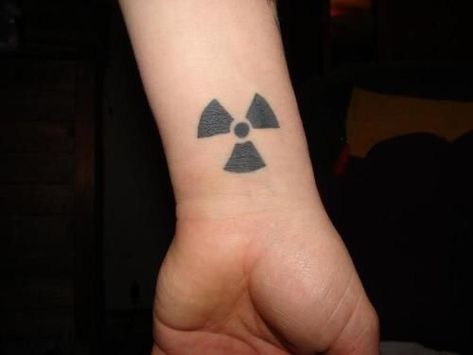 Toxic Tattoo, Crew Tattoo, Radioactive Symbol, Makima Csm, Alter Decor, Best Tattoo Ever, Motley Crew, Nail Piercing, Party Tattoos