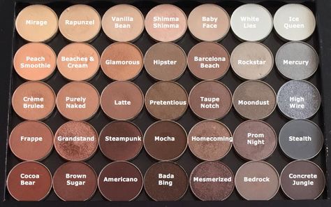 Makeup Geek Cosmetics neutral eyeshadow palette Eyeshadow Ideas, Neutral Eyeshadow Palette, Neutral Eyeshadow, Makeup Swatches, Makeup Obsession, Makeup Geek, Makeup Goals, Kat Von D, Makeup Palette