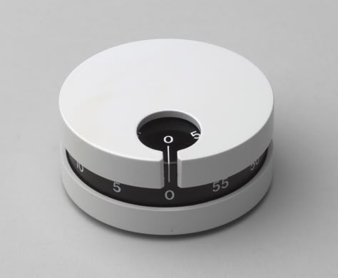 Richard Sapper. Minitimer Kitchen Timer. 1971 | MoMA Richard Sapper, Kitchen Timer, Kitchen Timers, Id Design, Modern And Contemporary Art, Iconic Design, Shape And Form, Interface Design, Kitchen Stuff