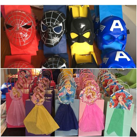 Princess And Superhero Birthday Party, Princess Vs Superhero Party, Princess Superhero Party Ideas, Princesses And Superheroes Party, Super Hero And Princess Party Ideas, Superhero And Princess Party, Princess And Superhero Party Decorations, Princess And Superhero Party Ideas, Princess Superhero Party