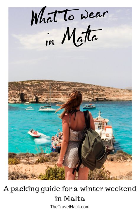 What to pack for a winter weekend in Malta - The Travel Hack Travel Blog Malta In March, Malta In November, Malta Holiday, Vacation Packing Tips, Tips For Winter, Malta Beaches, One Suitcase, Weekend Break, Malta Travel