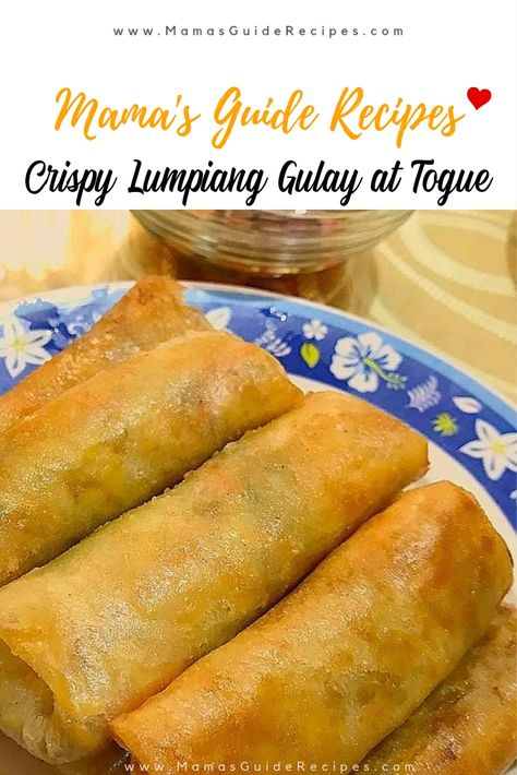 This Crispy Lumpiang Gulay at Togue is so yummy with spiced vinegar dippings. And learn the secret to maintain a crispy lumpia. Lumpiang Togue Recipe, Lumpiang Gulay Recipe, Gulay Recipe, Lumpiang Gulay, Filipino Recipe, Mung Bean, Filipino Food, Bean Sprouts, So Yummy