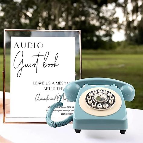 Guest Book Record, Audio Guest Book Wedding, Wedding Phone, Dream Marriage, Baby Guest Book, Audio Guest Book, Guest Book Alternatives, Wedding Book, Your Special