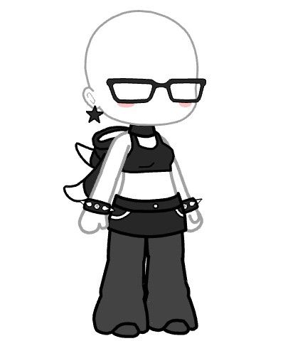 Emo Gacha Life Outfit, Gacha Life Inspo Outfit, Gacha Life Clothing Ideas, Gacha Club Outfit Fancy, Grunge Gacha Life Outfits, Gacha Club Pants Ideas, Gacha Life 1 Outfits, Gacha Life Girl Outfit Ideas, Gacha Fit Ideas