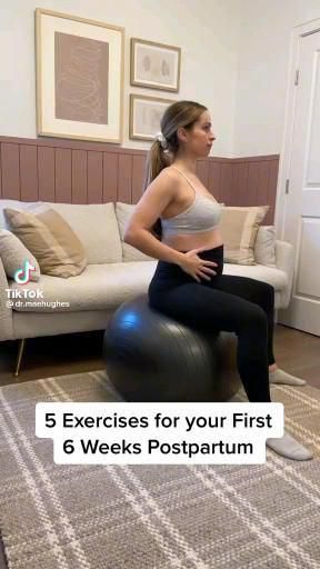 Week 2 Postpartum Workout, After Giving Birth Recovery Tips, Pilates Workout Postpartum, Postpartum Pelvic Exercises, Postpartum Progress Pics, First Postpartum Workout, 2 Week Post Partum Workout, Pregnancy Upper Body Workout, Flattering Postpartum Outfits