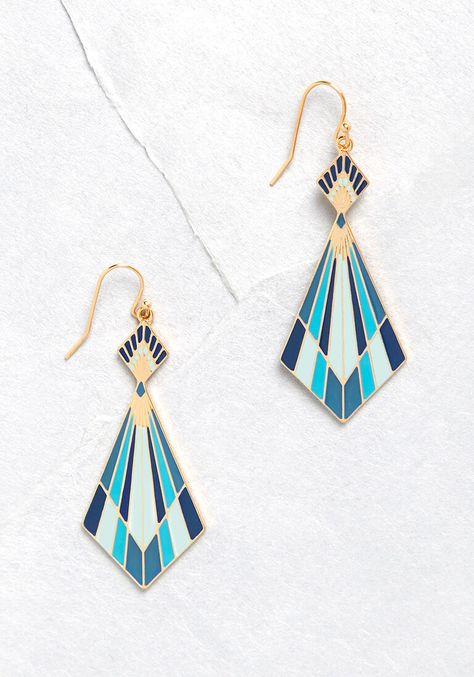 Bijoux Art Deco, American Indian Jewelry, 자수 디자인, Deco Jewelry, Silver Jewelry Handmade, Play Dress, Beaded Material, Dangly Earrings, Earrings Blue