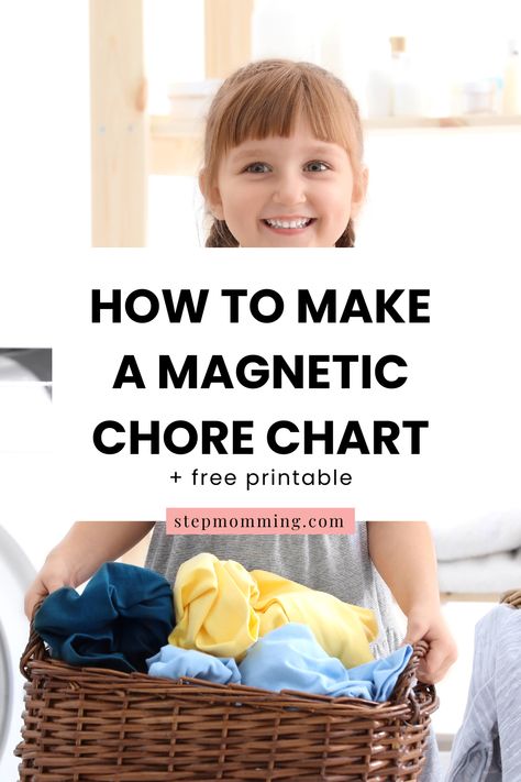 Chore Chart | DIY Chore Chart | Chores for Kids | DIY | Magnets | Kids | Parenting | Home Management | SAHM | #chorechart #chores #kids #home Homemade Chore Charts For Kids, Clothespin Chore Chart, Chore Chart Diy, Diy Chore Chart Kids, Diy Chore Chart, Chore Chart Ideas, Chores Chart, Step Mom Quotes, Magnetic Chore Chart