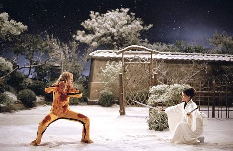 Uma Thurman Kill Bill, Kill Bill Movie, Kill Bill Vol 1, Tarantino Films, Shot Film, Iconic Scenes, Scene Aesthetic, Martial Arts Movies, Movie Shots