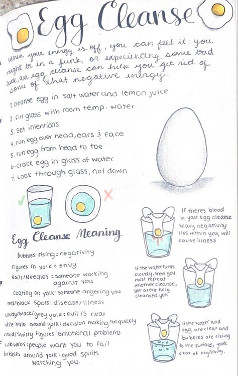 How To Do A Egg Cleanse, Egg Witchcraft, Return To Sender Spell Egg, Egg Spells Witchcraft, Organizing Crystals Storage Ideas, Witch Rituals For Beginners, Witchcraft Art Drawing, Egg Cleansing Reading, Egg Cleanse Meaning