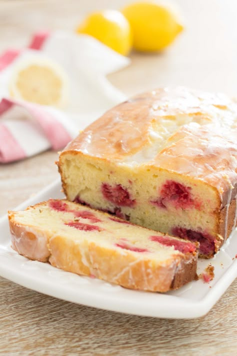 Lemon Raspberry Loaf, Raspberry Lemon Loaf, Raspberry Loaf, Watercolor Basics, Raspberry Bread, Lemon Raspberry Muffins, What Is Gluten Free, Raspberry Scones, Banana Oat Muffins