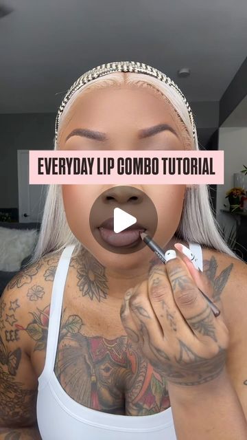 Las Vegas MakeupArtist on Instagram: "Highly Recommend: Everyday Lip Combo 😍   Products: @maccosmetics pencil chestnut 🌰  @nyxcosmetics matte lipstick Cairo  @juviasplace lipgloss bronzed sugar   Subscribe to my subscriptions for more tips and tutorials!" Lip Combos With Brown Liner, Brown And Nude Lip Combo, Lip Blushing Black Women, Lipstick Combos Black Women, Nude Lip Combo Brown Skin, Matte Lip Combo, Lip Combos For Dark Skin, Good Lip Combos, Best Lip Combos