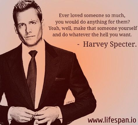 [Quotes] "Ever loved someone so much you would..." - Harvey Specter. follow @dquocbuu like and repin it if you love it Suits Quotes, Suits Harvey, Harvey Specter Quotes, Suits Tv Shows, A Man In A Suit, Man In A Suit, Harvey Specter, Loving Someone, A Quote