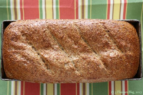 High Fibre Bread, Bread In Pan, High Fiber Bread, Fiber Bread, Wheat Bread Recipe, 2b Mindset, Instant Breakfast, Bread Maker Recipes, High Fibre