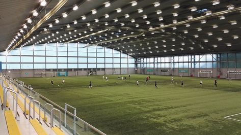 Sport Facility, Sports Training Facility, Indoor Soccer Field, Soccer Center, Sports Architecture, Indoor Sports Court, Sports Facility Architecture, Sports Facility, School Building Design