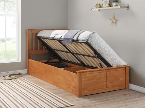 Wooden Ottoman, Wood Ottoman, Boat Interiors, Storage Beds, Ottoman Storage Bed, Wooden Bed Design, Single Bed Frame, Ottoman Storage, Sofa Bed With Storage