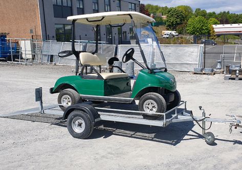 Golf Cart Trailer, Golf Buggy, Aluminum Trailer, Enclosed Trailers, Custom Trailers, Open Trailer, Industrial Equipment, The Way Home, Golf Cart