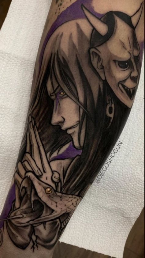 Japan Tattoo Ideas, Tattoo Japan, Naruto Tattoo, Anime Tattoo, Tatuaje A Color, Japan Tattoo, Anime Tattoos, Please Subscribe, Blackwork