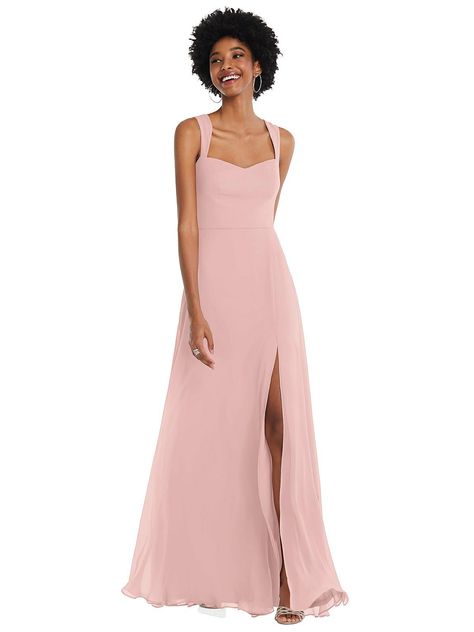 Dessy Collection, Pale Peach, Infinity Dress, Bridal Party Dresses, Bridesmaid Style, On The Dance Floor, Dress Order, Chiffon Maxi, Chiffon Maxi Dress