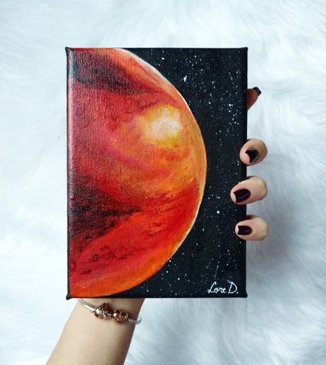 #painting #acrylics #planetmars #mars #universe Mars Painting Acrylic, Painting Planets Acrylic, Mars Drawing Planet, Planet Acrylic Painting, Planet Painting Ideas, Mars Planet Art, Universe Painting Acrylic, Mars Sketch, Mars Drawing