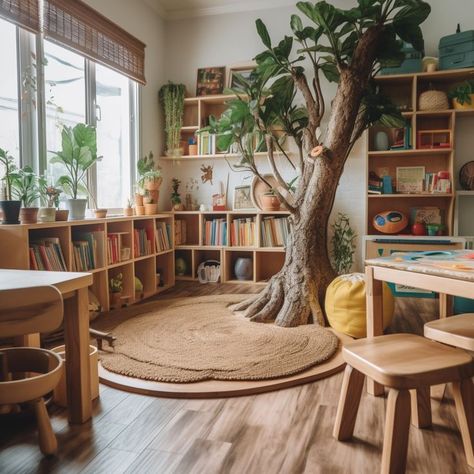 Cozy Corner Classroom, Kindergarten Reading Corner, Childrens Reading Nook, Kindergarten Classroom Design, Kindergarten Furniture, Homeschool Room Design, Reggio Inspired Classrooms, Children's Library, Home Daycare