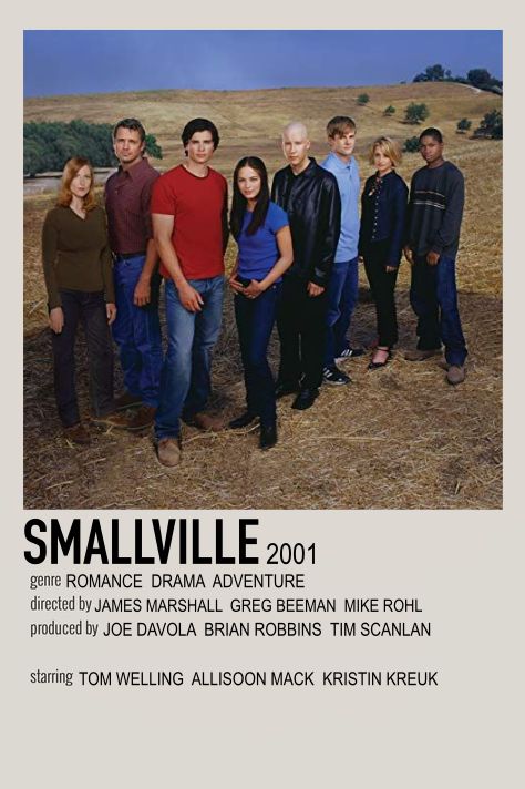 Tess Mercer Smallville, Glee Movie Poster, Smallville Poster, Smallville Season 1, Smallville Behind The Scenes, Polaroid Posters, Kristin Kreuk, Tom Welling, Smallville