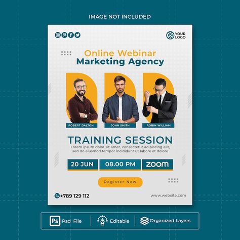 Business Design Poster, Creative Webinar Poster Design, Online Webinar Poster Design, Digital Marketing Logo Ideas, Munnar Resorts, Bamboo Photography, Webinar Poster Design, Bujo Design, Webinar Poster