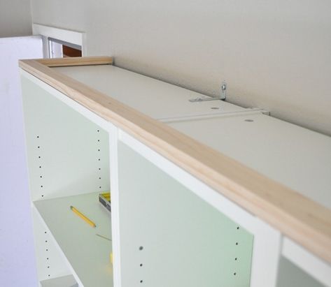 How to make IKEA Billy bookcases look like built-ins! Been meaning to do upstairs for a long time... Also love the huge wall map on this link! Cabinets Ikea, Living Room Hacks, Billy Ikea, Billy Bookcases, Ikea Bookcase, Closet Built Ins, Room Hacks, Ikea Billy Bookcase, Ikea Billy