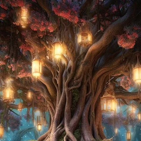 Lantern Tree, Be A Blessing, Blessed Be, Thankful And Blessed, Be Safe, Beautiful Tree, Told You, Tree Art, A Blessing