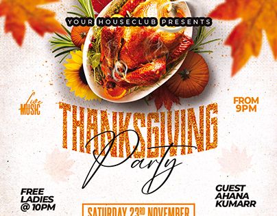 Check out new work on my @Behance profile: "Thanksgiving Flyer" http://be.net/gallery/183684687/Thanksgiving-Flyer Thanksgiving Flyer, Thanksgiving Sweet Treats, Thanksgiving Eve, Thanksgiving Party, Food Club, Psd Designs, Thanksgiving Celebration, Thanksgiving Parties, Event Food