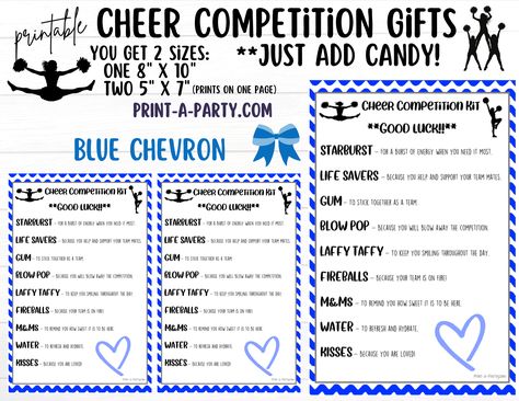 CHEERLEADING Competition Gift | Candy Gram Kit Letter | Cheer Contest – PrintAParty Candy Awards, Cheer Competition Gifts, Competition Gifts, Candy Gram, Cheerleading Competition, Team Cheer, Candy Kit, Blow Pops, Candy Grams