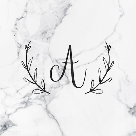 marble monogram letter A The Letter A, Letter A, Marble, Monogram, Wallpapers, Iphone, White, Black, Design