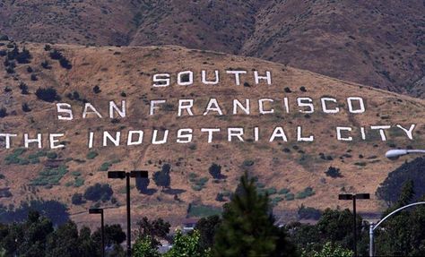 SOUTH SAN FRANCISCOHike the iconic Sign HillYou’ve probably only seen it from afar; now, hike the area around that famous ‘South San Francisco’ letters. You can walk right up to the letter and even sit on them for a Bay Area bucket list selfie like no other.	 Photo: FREDERIC LARSON Spanish Collage, Cartoon Town, Unusual Nature, Judy Moody, Livin The Dream, Tahoe California, California Destinations, Real Estate Ads, South San Francisco