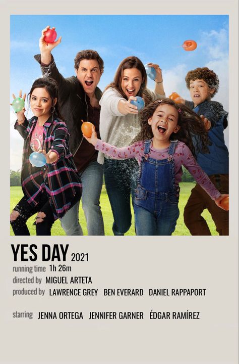 minimal polaroid movie poster for yes day Yes Day, Polaroid Movie Poster, Movie Poster Room, Movies To Watch Teenagers, Most Paused Movie Scenes, Iconic Movie Posters, Movie To Watch List, Movie Card, The Pause