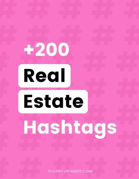 As a real estate professional, there are 4 types of hashtags you should use: real estate hashtags, location hashtags, unique location hashtags, and home hashtags. All the hashtags in Preview are organized into hashtag groups to make it easier for you to use the ones you need. Quickly access hashtags that work with Preview App! #instagramtips #instagramstrategy #instagrammarketing #socialmedia #socialmediatips Real Estate Hashtags, Hashtag Ideas, Real Estate Instagram, Instagram Planner, Themes Ideas, Instagram Algorithm, Instagram Marketing Tips, Get More Followers, Instagram Strategy