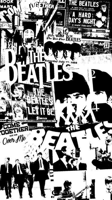 The Beatles Wallpaper Desktop, The Beatles Wallpaper Aesthetic, The Beatles Aesthetic Vintage, Rock Phone Wallpaper, Beatles Artwork, Wallpaper Classic, Beatles Wallpaper, Beatles Poster, John Lennon Paul Mccartney