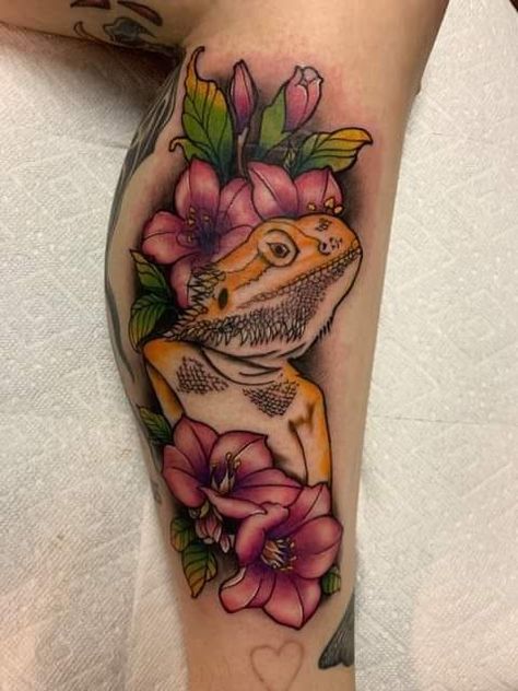 Bearded dragon tattoo | TattooDesign Tiny Cat Tattoo, Dragon Tattoo Styles, Dragon Hand Tattoo, Blue Dragon Tattoo, Bearded Dragon Tattoo, Dragon Tattoo Ideas, Paw Tattoo, Dragon Tattoos, Pet Dragon