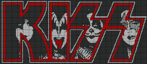 Browse all of the Kiss Cross Stitch photos, GIFs and videos. Find just what you're looking for on Photobucket Kiss Cross Stitch, Stitch Photos, Kiss Gif, Modele Pixel Art, Kiss Band, Pixel Art Pattern, Bead Loom Patterns, The Kiss, Plastic Canvas Crafts