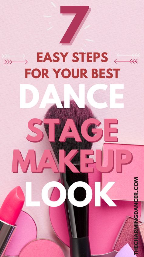 how to do dancer stage makeup Makeup For Dance Competition, Recital Makeup For Kids, Makeup For Dance Performance, Stage Makeup Looks, Dance Show Makeup, Dance Makeup Competition, Dance Makeup Looks, Ballet Stage Makeup, Basic Stage Makeup