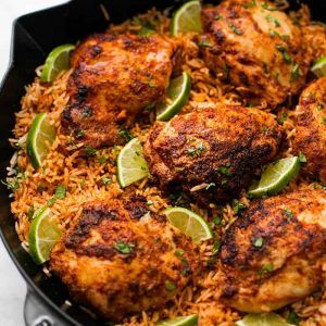 One Pan Chili Lime Chicken & Rice - The Recipe Critic Chili Lime Chicken, 30 Minute Meals Easy, The Recipe Critic, Recipe Critic, Rice Dish, Chili Lime, Chicken And Rice, Lime Chicken, One Pan Meals