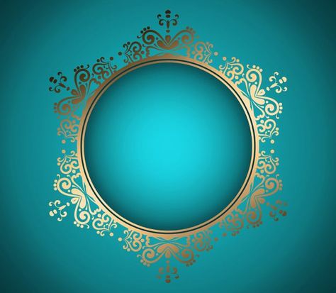 Invitation Background, Frame Background, Borders And Frames, Flower Background Wallpaper, Ornate Frame, Flower Backgrounds, Frame Decor, Blue And Gold, Flower Frame