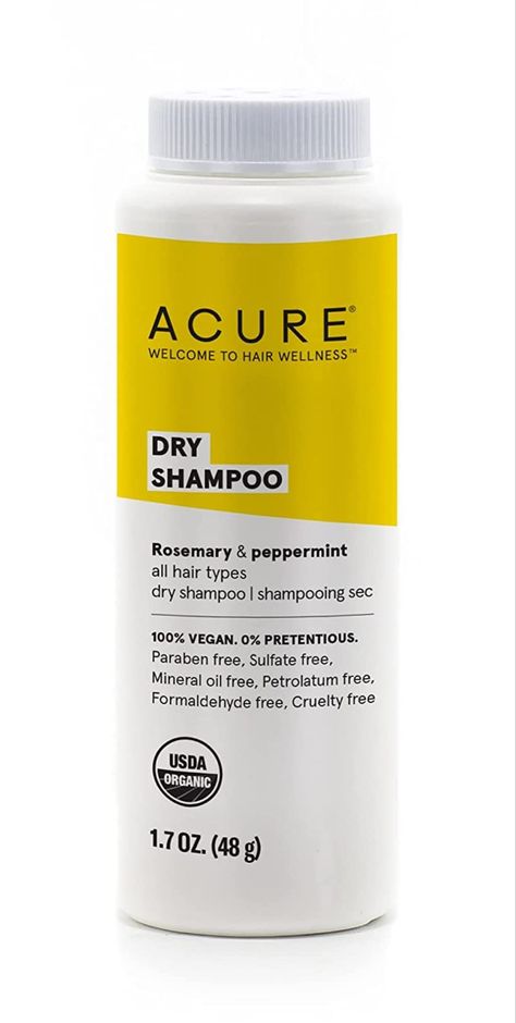 Ive been using this for over a year after learning how harmful regular spray dry shampoos are. They sre terrrible for your health & hair! So many chemicals and drying out your hair with the amount of alcohols they have. But this one from ACCURE is amazing, my hair gets so soft & clean every time I use it and it has the best natural & cleanest ingredients ive seen. Organic Dry Shampoo, Natural Shampoo And Conditioner, Using Dry Shampoo, Shampoo And Conditioner Set, Clarifying Shampoo, Natural Shampoo, Shampoos, Usda Organic, All Hair Types