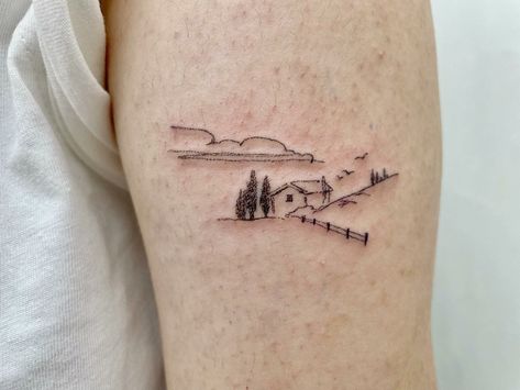 Farm Tattoo, Aesthetic Tattoo Ideas, Unique Tattoo Ideas, 20 Aesthetic, Funky Tattoos, Bold Artwork, Cute Tiny Tattoos, Tattoo Aftercare, Dainty Tattoos