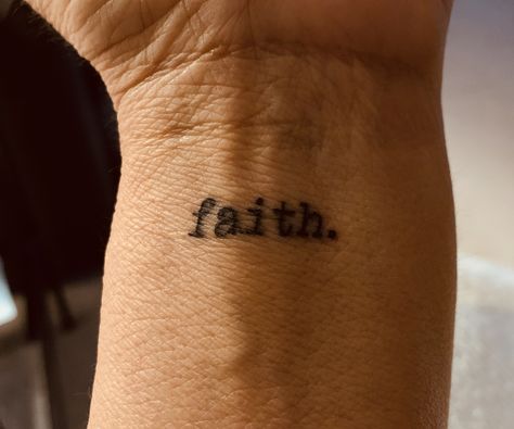 Patience Wrist Tattoo, Quote Wrapped Around Wrist Tattoo, You Are Loved Tattoo Wrist, Faith Over Fear Wrist Tattoo, Small Wrist Tattoo, Tattoo On Wrist, Faith Tattoo On Wrist, Roman Numeral Tattoos, Sanskrit Tattoo