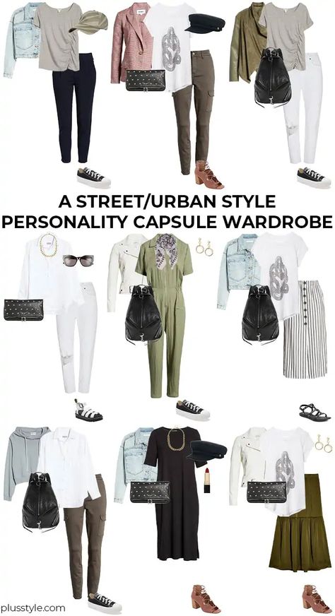 Urban style - style guide and capsule wardrobe for urban style personality Urban Style Outfits Women Casual, Urban Casual Style, Eccentric Capsule Wardrobe, Urban Capsule Wardrobe, Casual Urban Outfits Women, Chic Urban Outfits, Urban Casual Outfits Women, Urban Style Outfits Women, Urban Outfits For Women