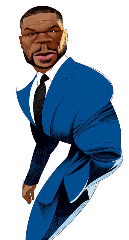 50 Cent Graphic Design, 50 Cent Cartoon, Caricature Drawing Celebrities, Caricature Of Famous People, Singer Caricature, Cartoon Character Tattoos, Caricature Artist, 50 Cent, Celebrity Caricatures