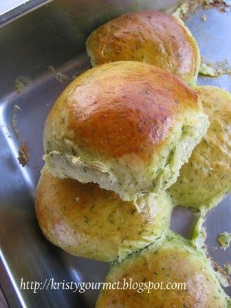 Basil Tuna Buns Tuna Buns, High Protein Flour, Tuna And Egg, Baking Buns, Growing Basil, Bread Bun, Home Grown, Basil Leaves, Bread Flour