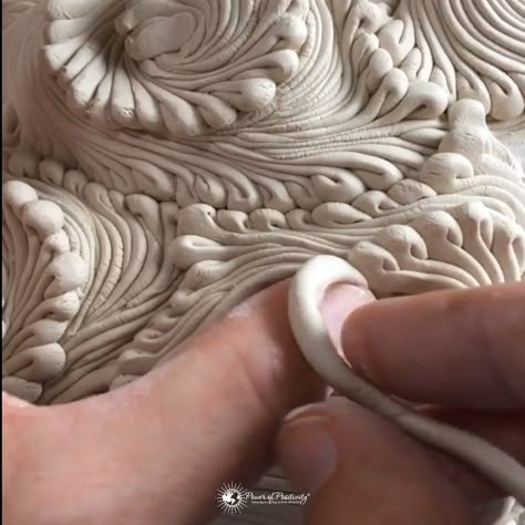 Power of Positivity - Artist Creates Coil Ceramic Sculptures Ceramic Coiling Ideas, Open Coil Pottery, Ceramic Texture Techniques, Additive Texture Ceramics, Coil Pottery Ideas Unique, Ceramic Inspiration Ideas, Coil Pot Ideas Ceramics, Coil Built Pottery, Coil Vessels Ideas