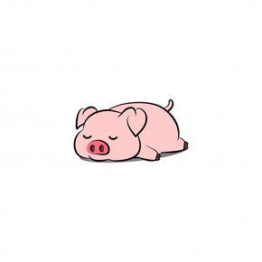 Pig Drawing Easy, Pig Sleeping, Sleeping Cartoon, Pig Sketch, Pig Tattoo, Pig Painting, Pig Wallpaper, Pig Drawing, Pig Illustration